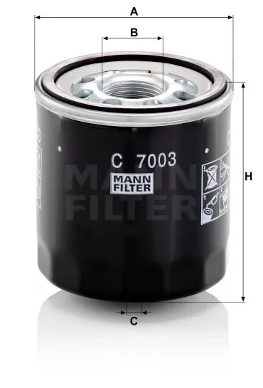 Filtru aer C 7003 Mann Filter pentru Valtra