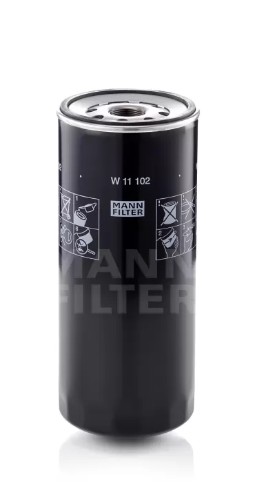 Filtru ulei W 11 102 Mann Filter pentru Deutz, Fahr, Khd