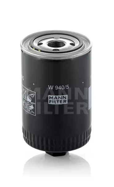 Filtru ulei W 940/5 Mann Filter pentru Deutz, Fahr, Khd