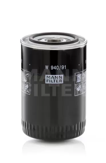 Filtru ulei W 940/91 Mann Filter pentru Massey-Ferguson