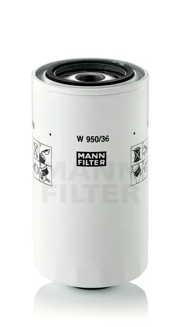 Filtru ulei W 950/36 Mann Filter pentru Iveco, Irisbus