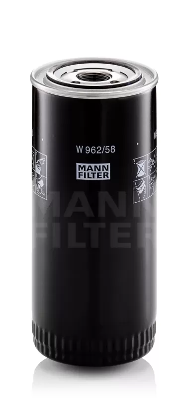 Filtru ulei W 962/58 Mann Filter pentru compresoare